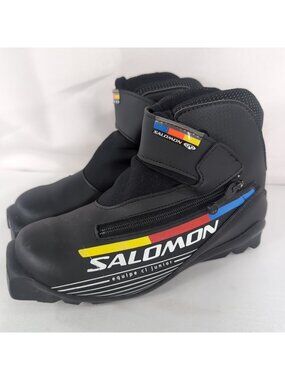 Salomon Junior Classic SNS Profil Nordic Ski Boot US 3.5 UK 3 EU 35.5 CM22 Black